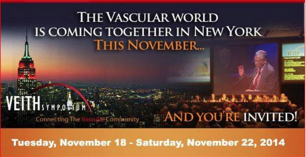 41° Simposio annuale sui problemi vascolari e endovascolari “VEITH Symposium – New York 18/22 novembre 2014”